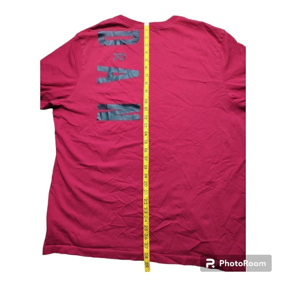 Jordan Air Short-Sleeve Gray Men's  T-shirt CZ8402-887 Size XL Color Red
